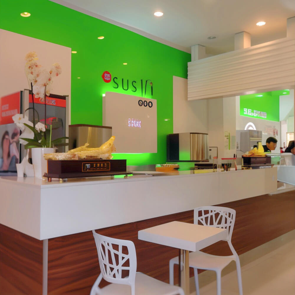 Restaurant Berlin | Various Lettering from Painted PVC Foam