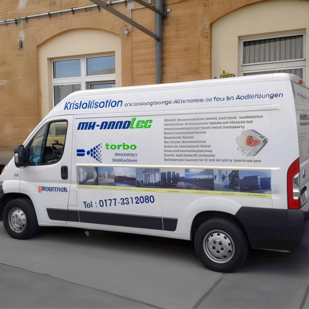 MH-Nanotec | Multicolor vinyl lettering and digitally printed high-performance vinyl