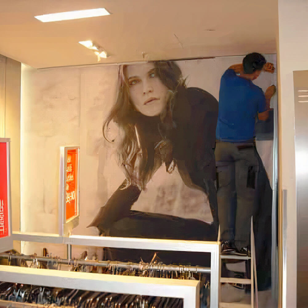 Esprit, Berlin | Large-format digital printing for interior application